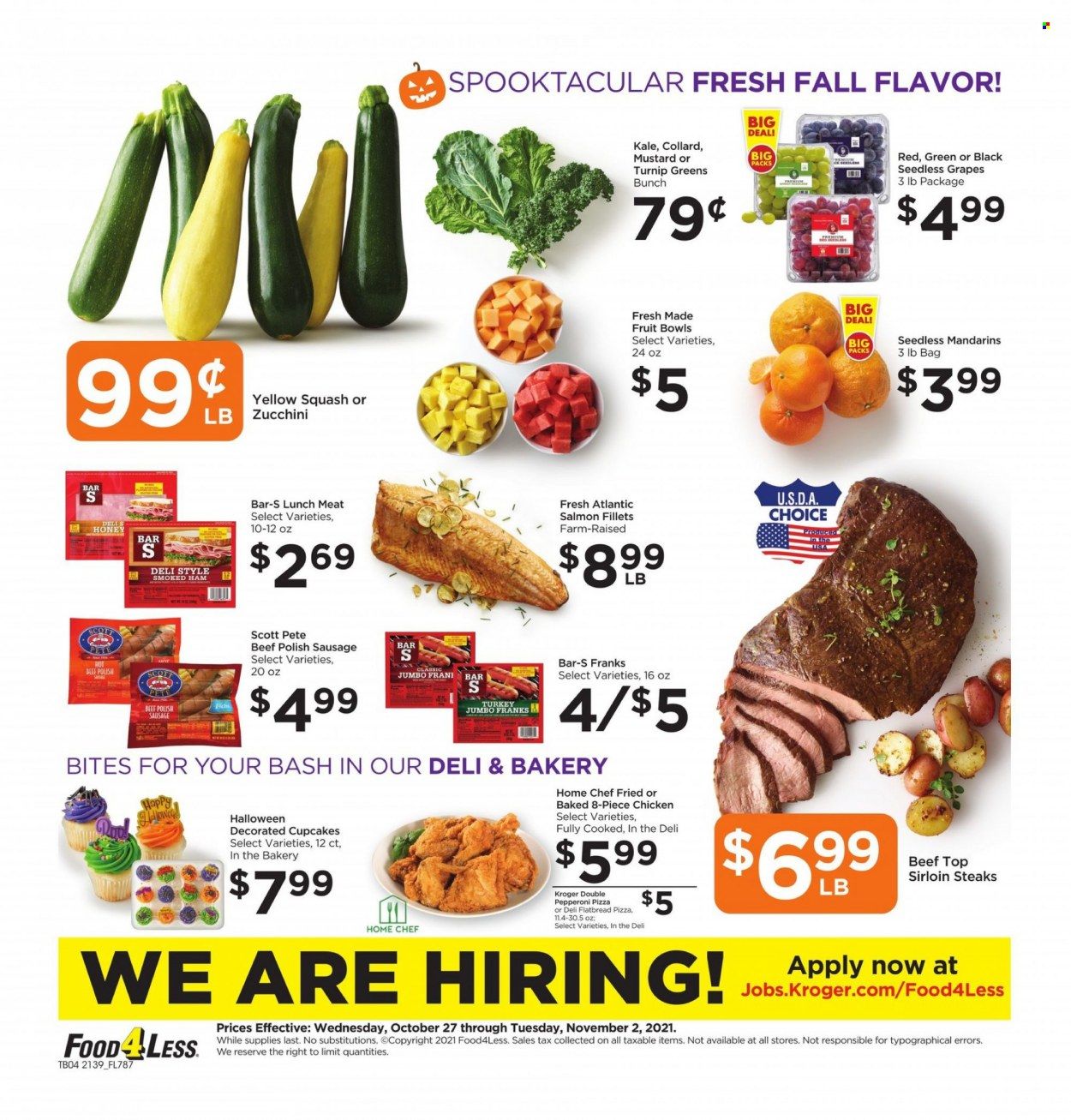 Food 4 Less (IN) Weekly Ad Flyer October 27 to November 3