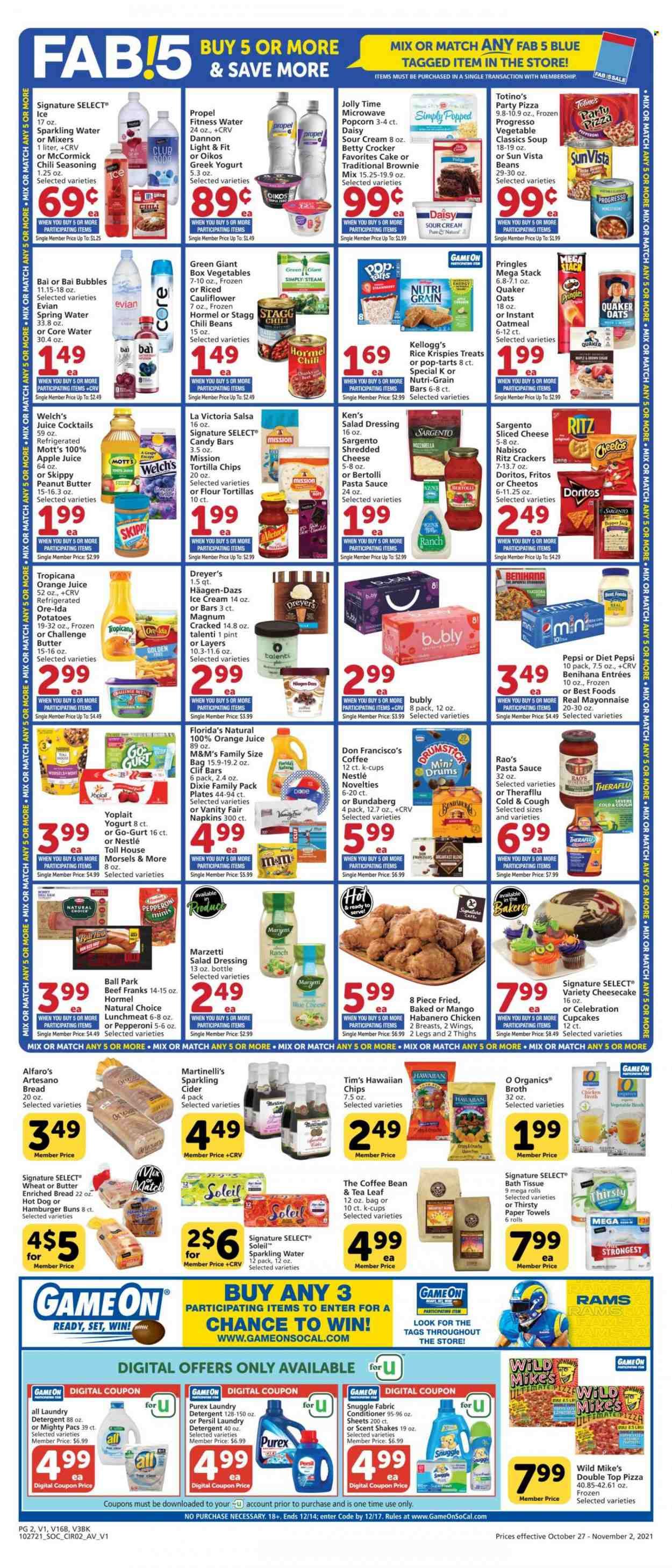 Albertsons (CA, ID, LA, MT, OR, TX, WA) Weekly Ad Flyer October 27 to November 3