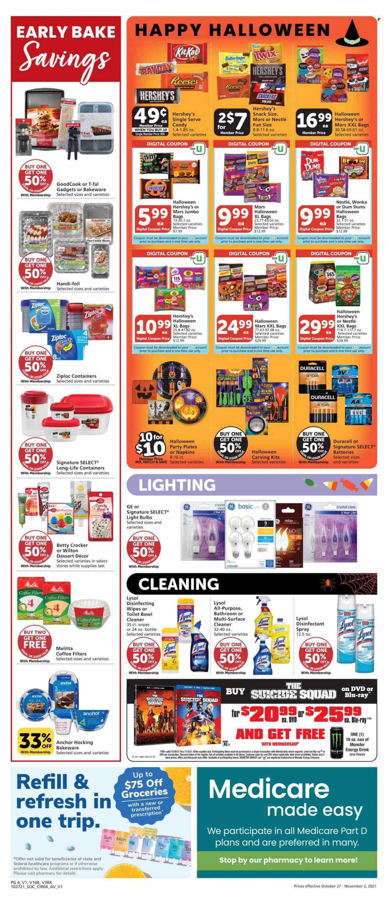 Albertsons (CA, ID, LA, MT, OR, TX, WA) Weekly Ad Flyer October 27 to November 3
