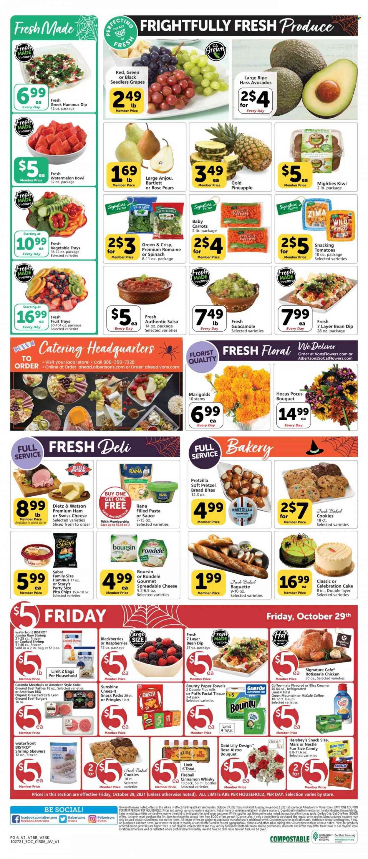 Albertsons (CA, ID, LA, MT, OR, TX, WA) Weekly Ad Flyer October 27 to November 3