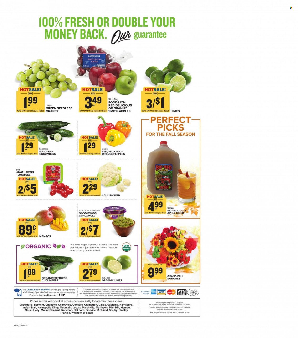 Food Lion (NC) Weekly Ad Flyer October 28 to November 4
