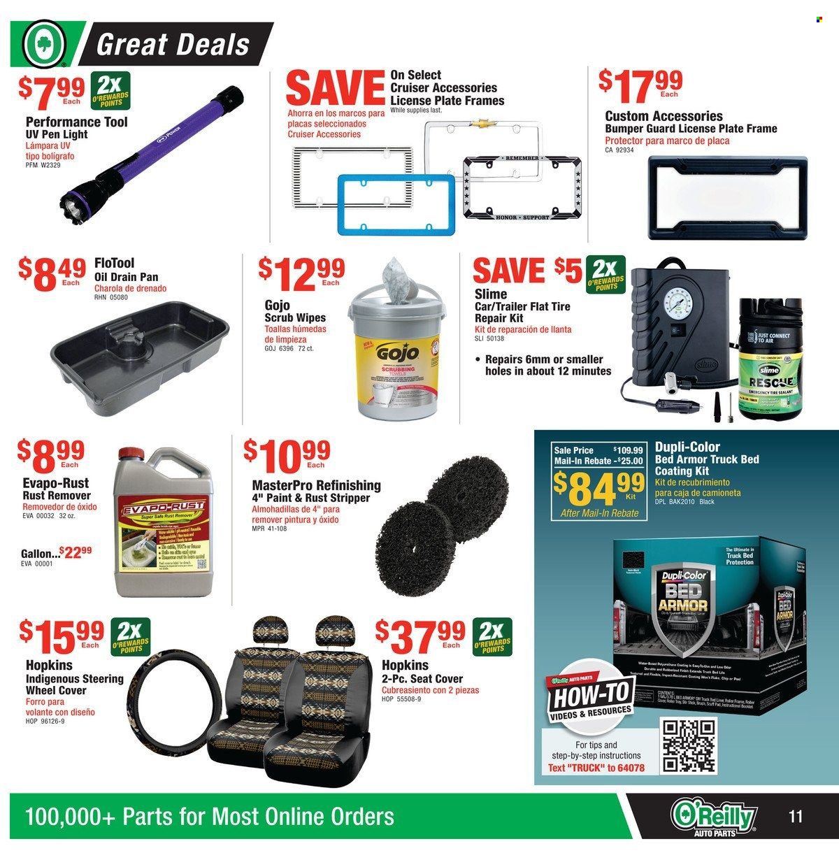 O'Reilly Auto Parts Weekly Ad Flyer October 28 to November 4
