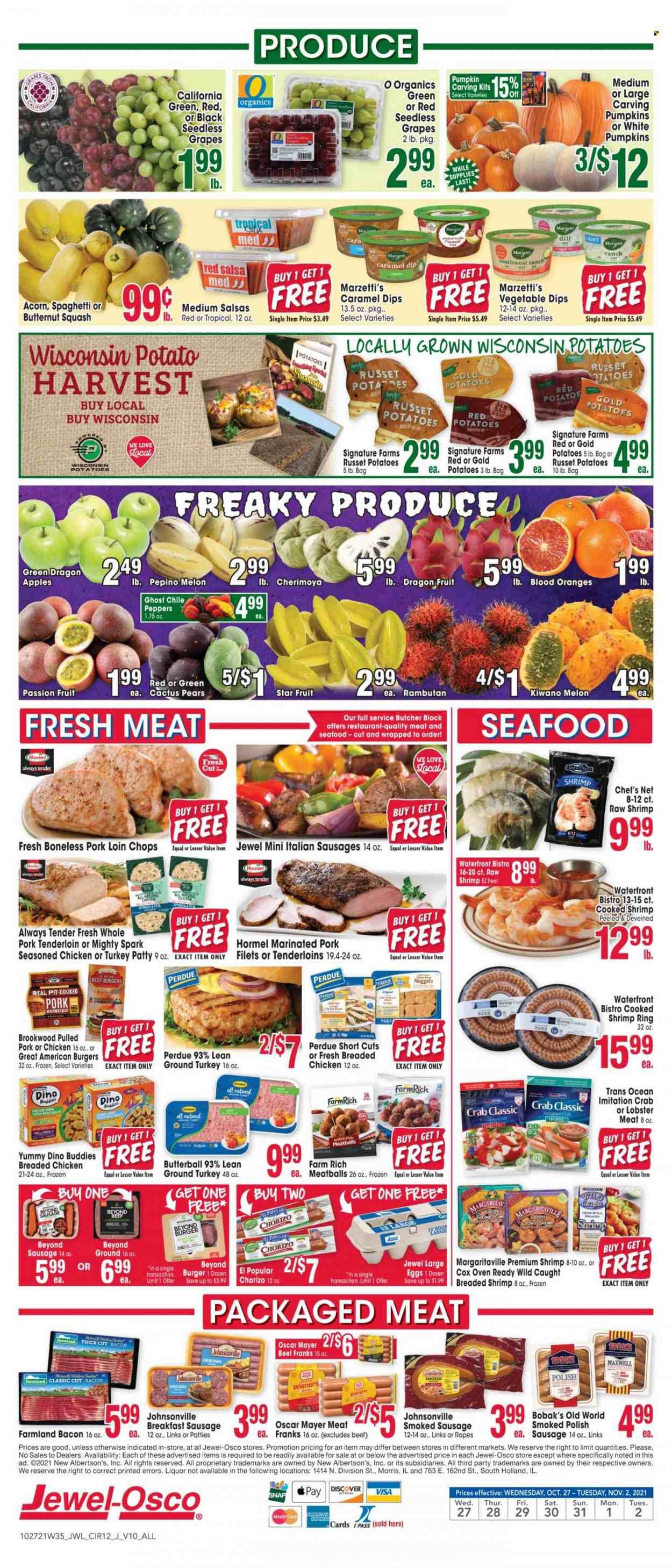 Jewel Osco (IN) Weekly Ad Flyer October 28 to November 4