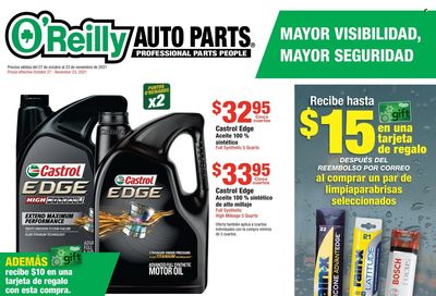 O'Reilly Auto Parts Weekly Ad Flyer October 28 to November 4