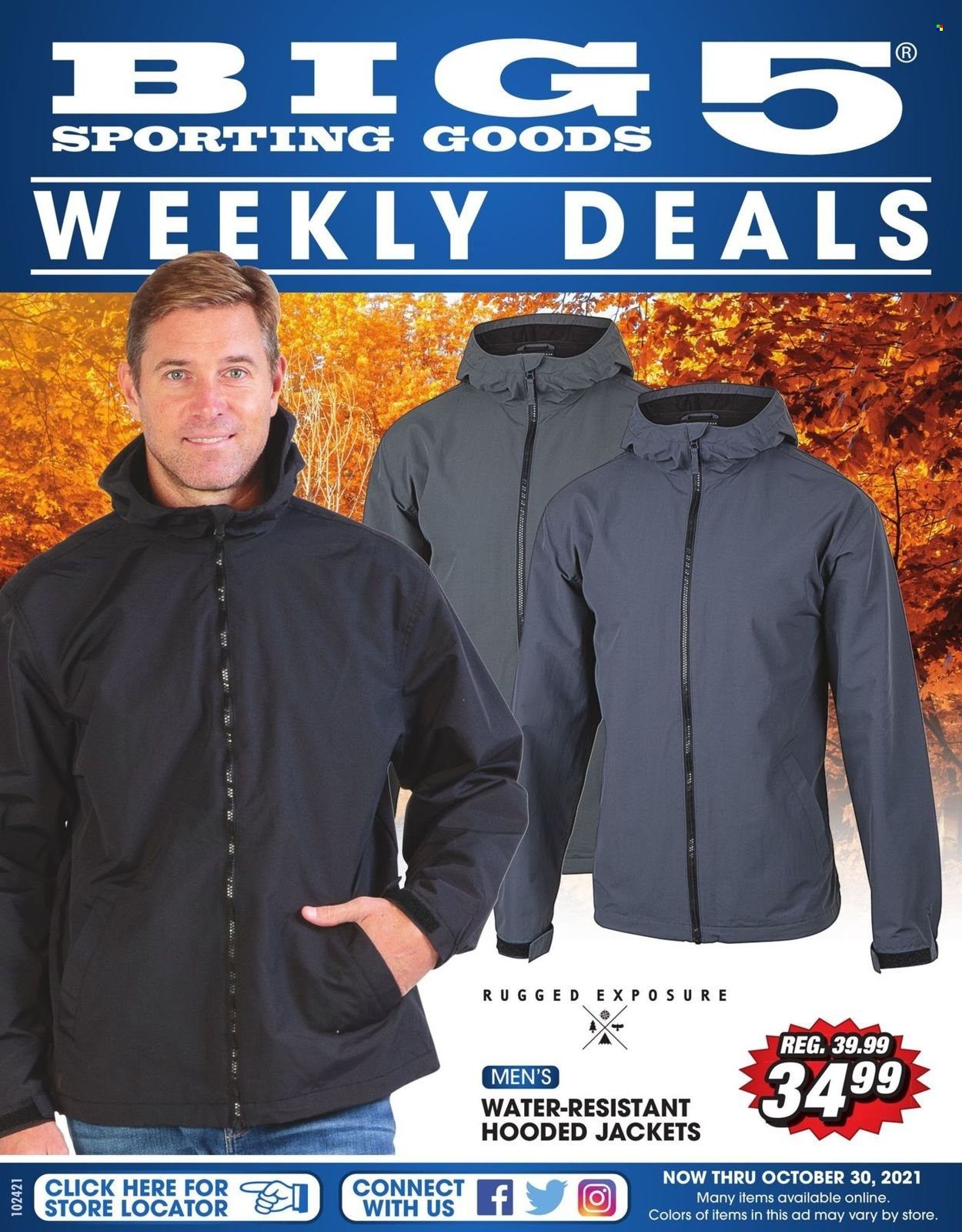 Big 5 (AZ, CA, CO, ID, NM, OR, UT, WA) Weekly Ad Flyer October 28 to November 4