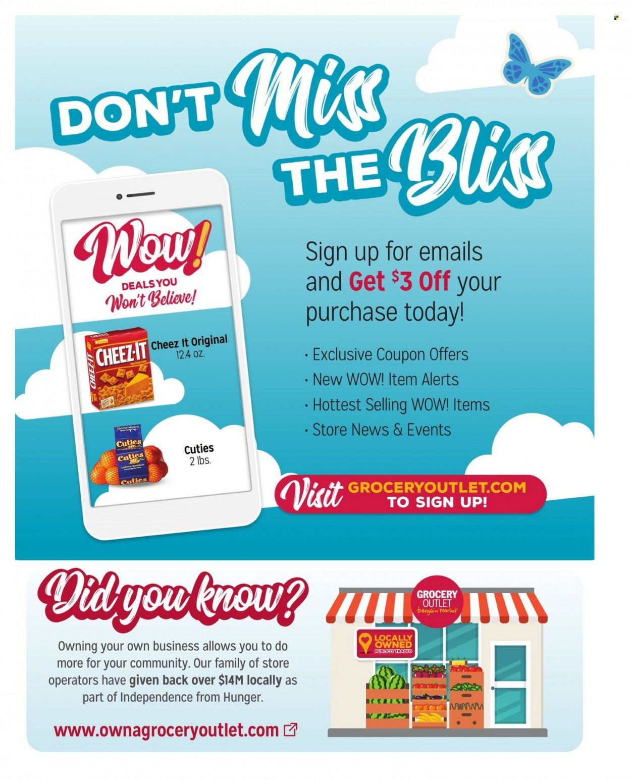 Grocery Outlet (CA, ID, OR, PA, WA) Weekly Ad Flyer October 28 to November 4