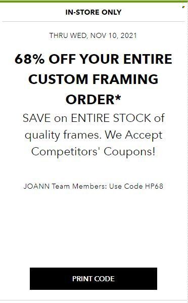 JOANN Weekly Ad Flyer October 29 to November 5