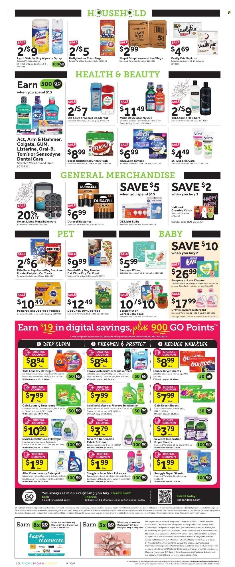 Stop & Shop (NY) Weekly Ad Flyer October 29 to November 5