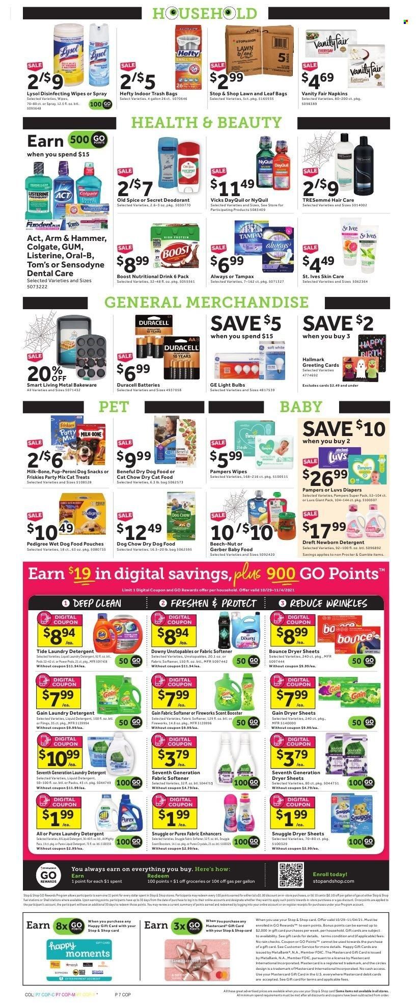 Stop & Shop (NJ) Weekly Ad Flyer October 29 to November 5