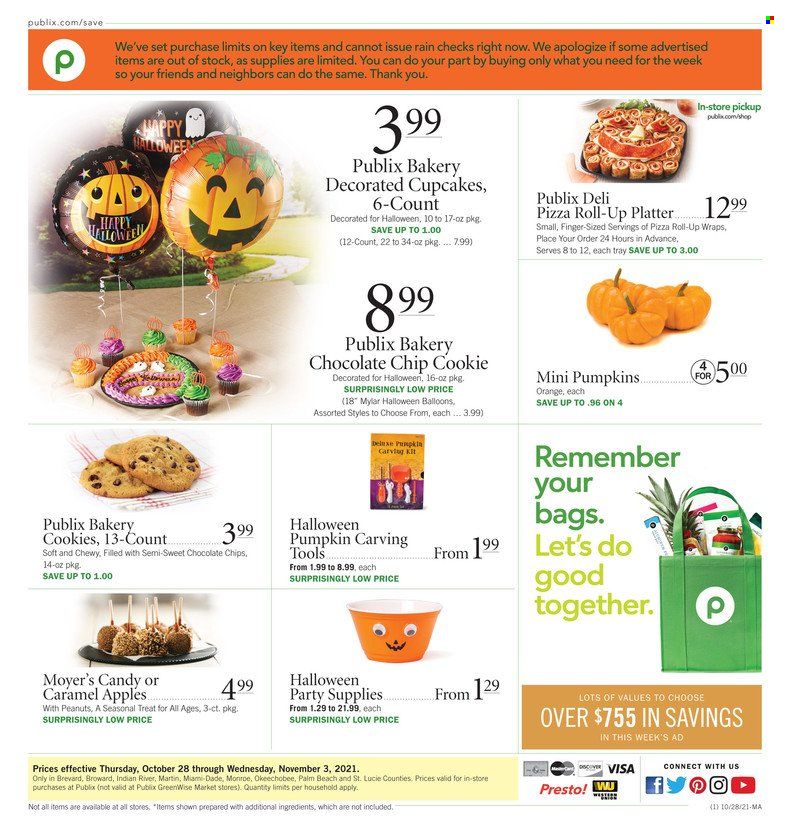 Publix (AL, FL, GA, NC, SC, TN) Weekly Ad Flyer October 29 to November 5