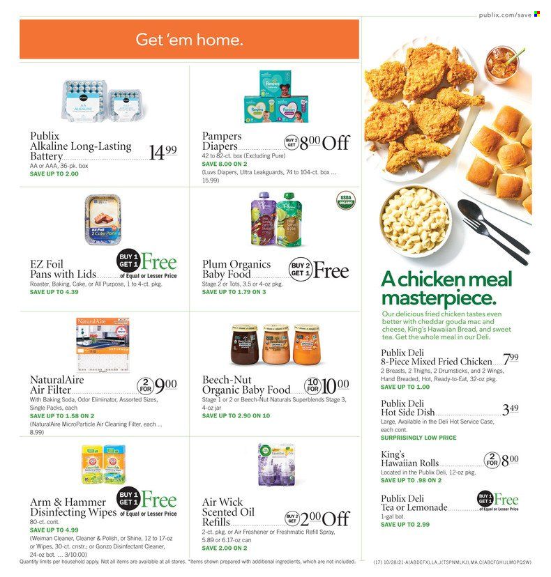 Publix (AL, FL, GA, NC, SC, TN) Weekly Ad Flyer October 29 to November 5