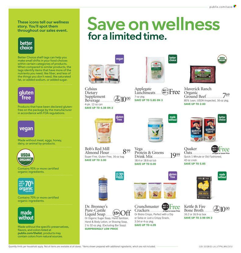 Publix (AL, FL, GA, NC, SC, TN) Weekly Ad Flyer October 29 to November 5