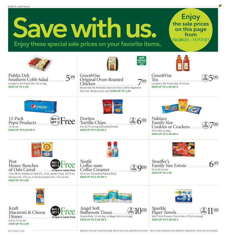 Publix (AL, FL, GA, NC, SC, TN) Weekly Ad Flyer October 29 to November 5