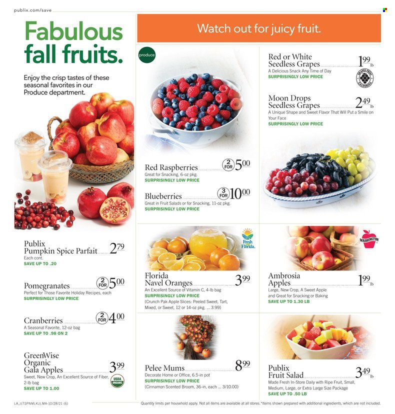 Publix (AL, FL, GA, NC, SC, TN) Weekly Ad Flyer October 29 to November 5