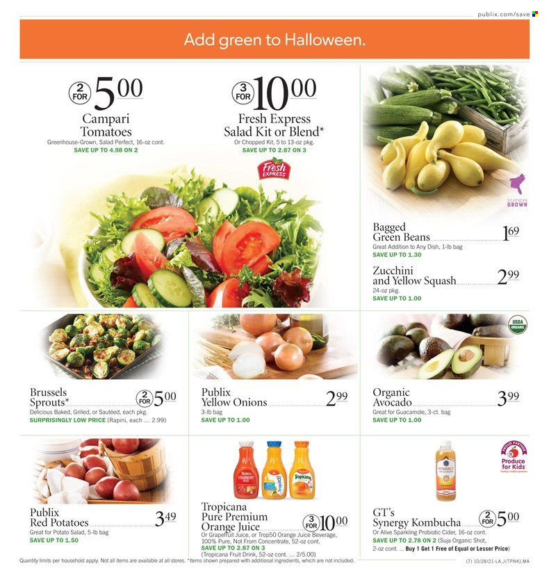 Publix (AL, FL, GA, NC, SC, TN) Weekly Ad Flyer October 29 to November 5