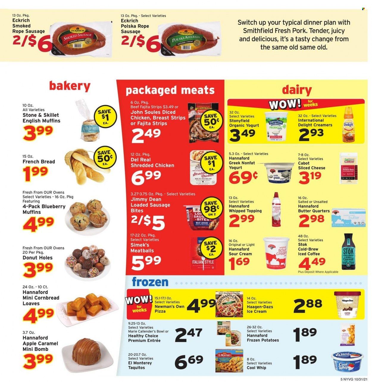 Hannaford (NY) Weekly Ad Flyer October 29 to November 5