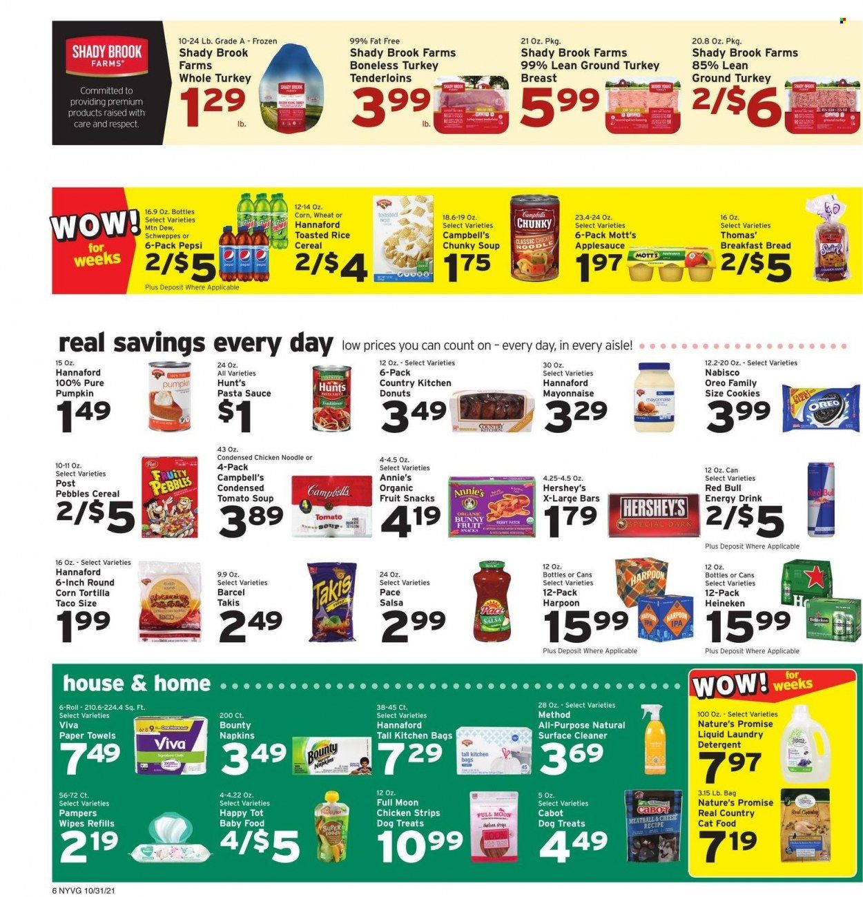 Hannaford (NY) Weekly Ad Flyer October 29 to November 5