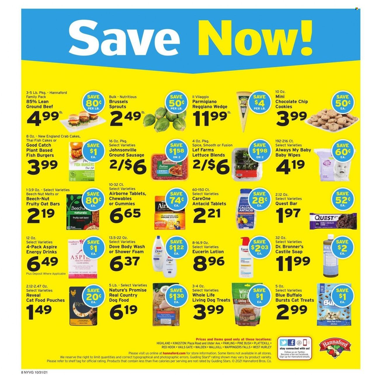 Hannaford (NY) Weekly Ad Flyer October 29 to November 5