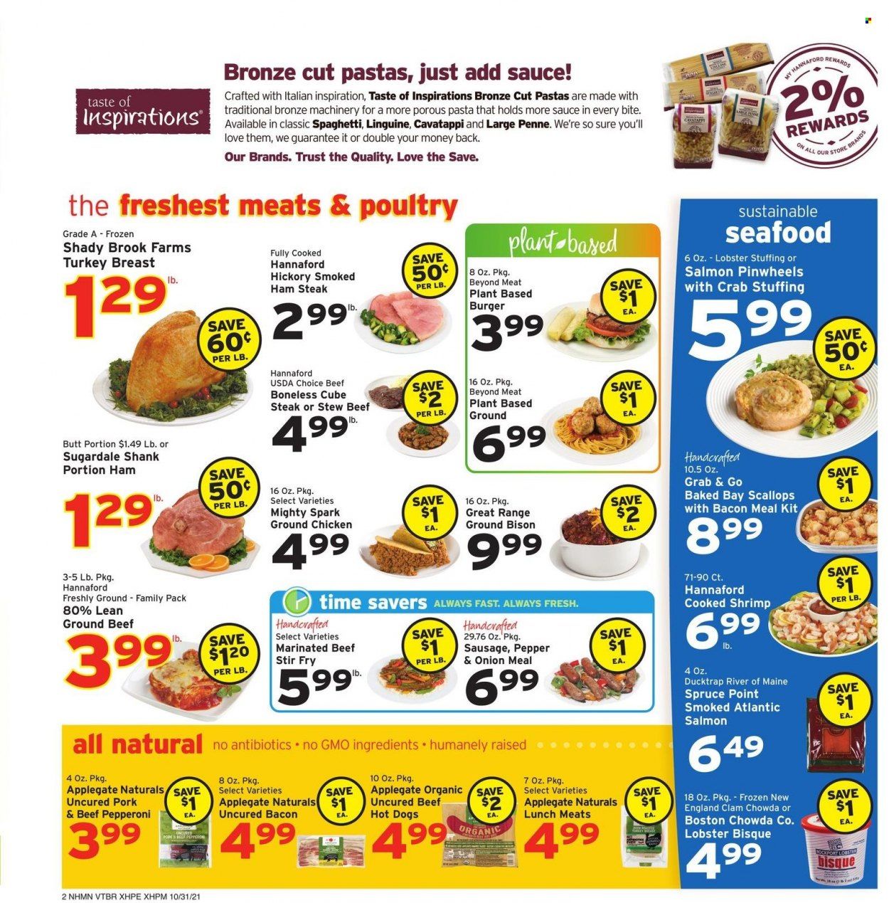 Hannaford (NH) Weekly Ad Flyer October 29 to November 5