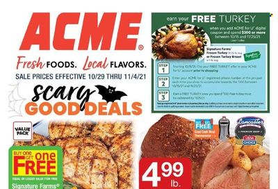 ACME (DE, NJ, NY, PA) Weekly Ad Flyer October 30 to November 6