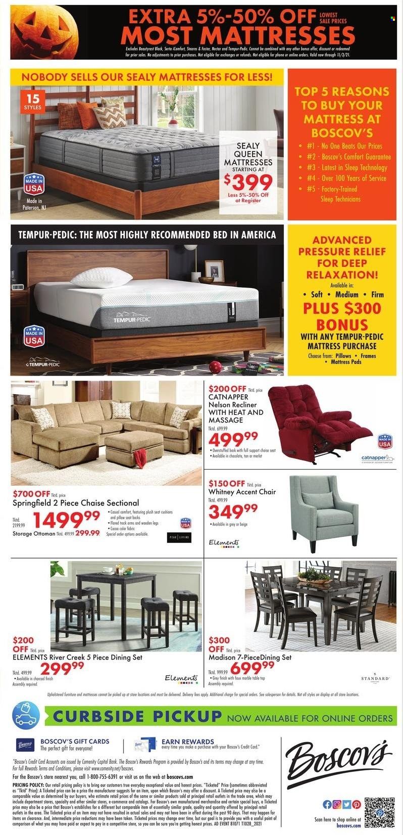 Boscov's (CT, DE, MD, NJ, NY, PA) Weekly Ad Flyer October 30 to November 6