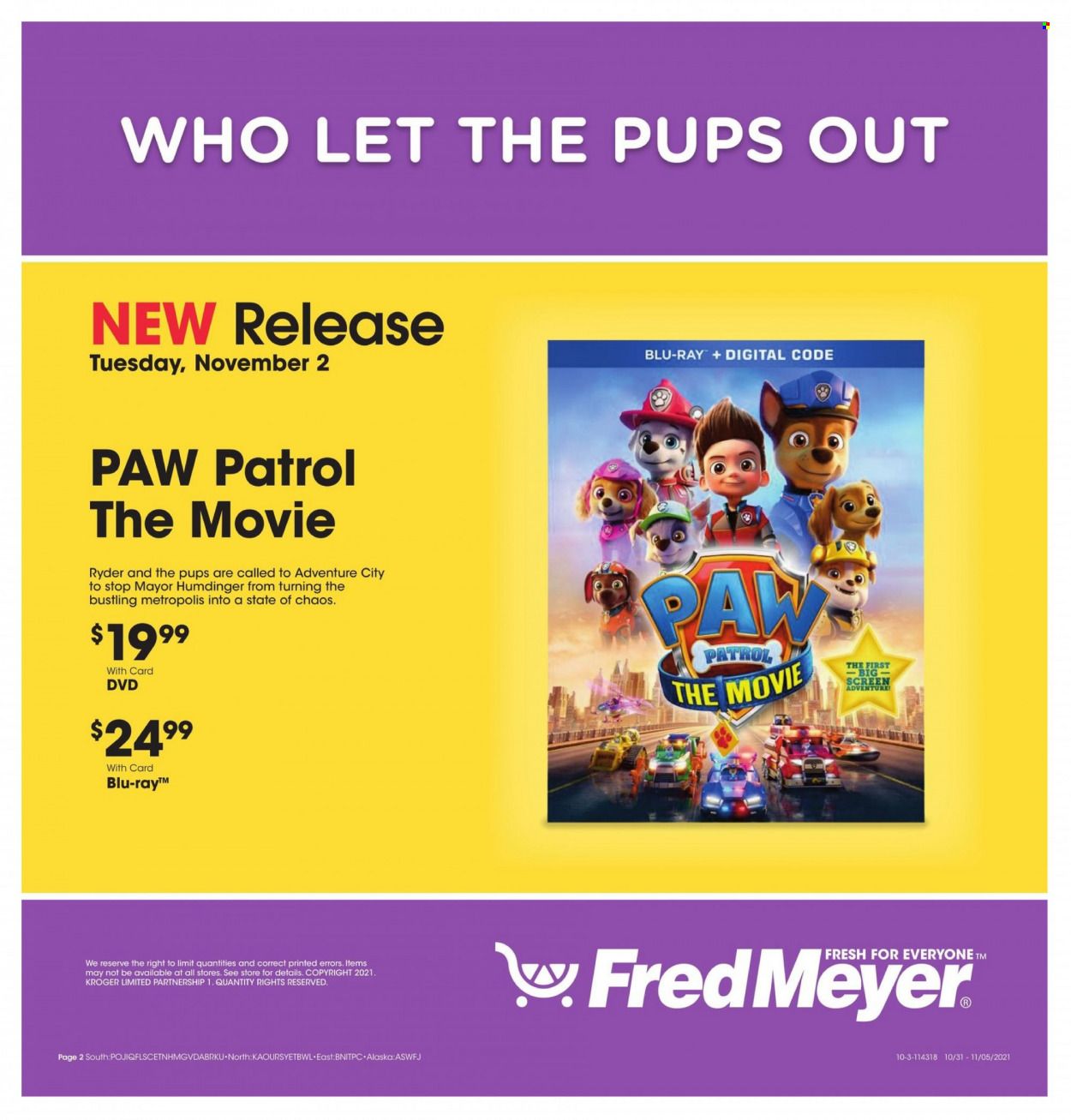 Fred Meyer Weekly Ad Flyer October 31 to November 7