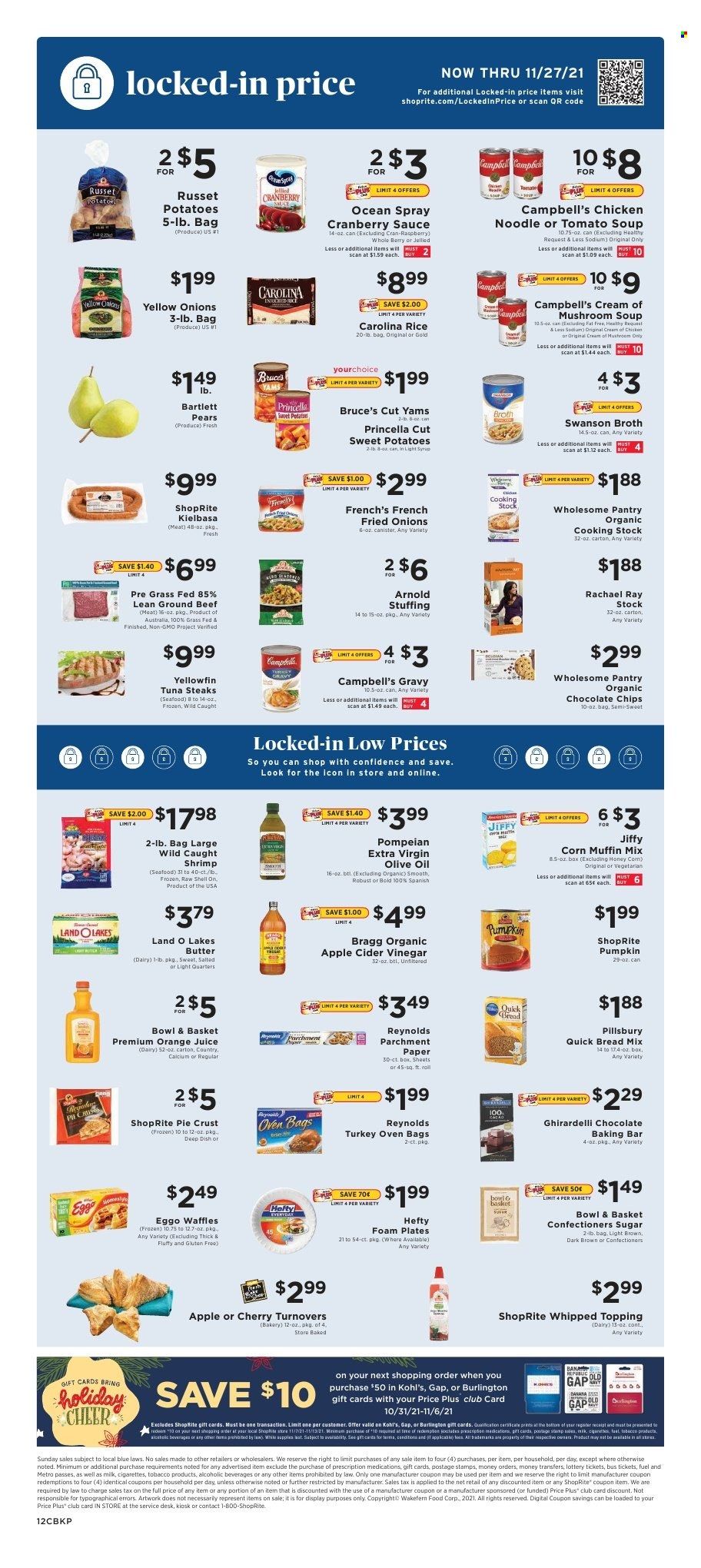 ShopRite (CT, DE, MD, NJ, NY, PA) Weekly Ad Flyer October 31 to November 7