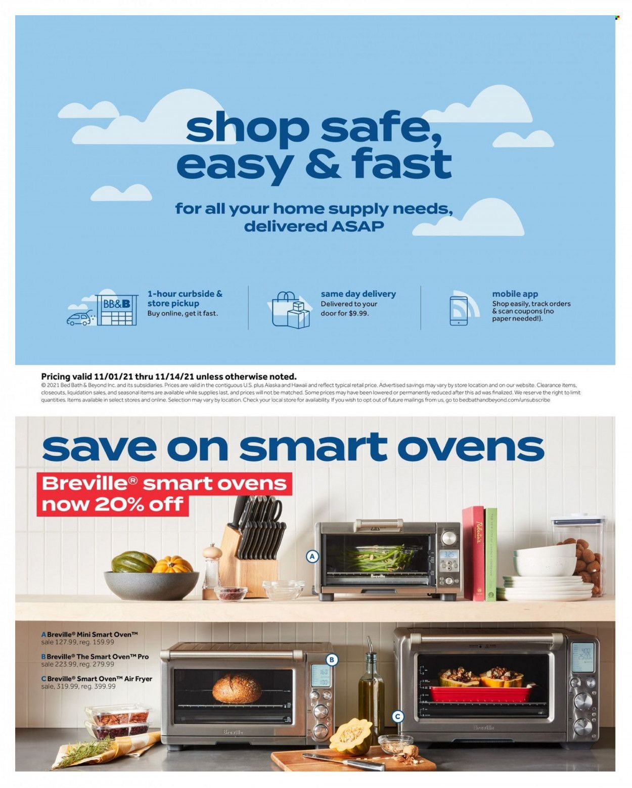Bed Bath & Beyond Weekly Ad Flyer October 31 to November 7