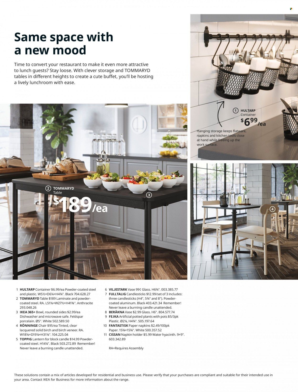 IKEA 2022 For your business Promotions & Flyer Specials October 2022