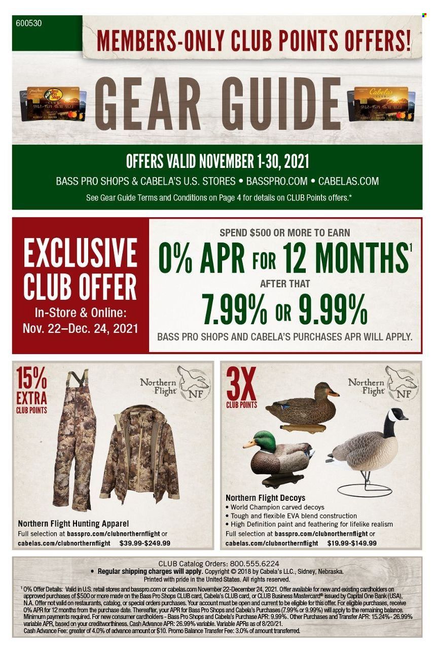 Bass Pro Shops Weekly Ad Flyer November 1 to November 8