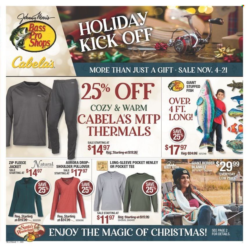 Cabela's Weekly Ad Flyer November 1 to November 8