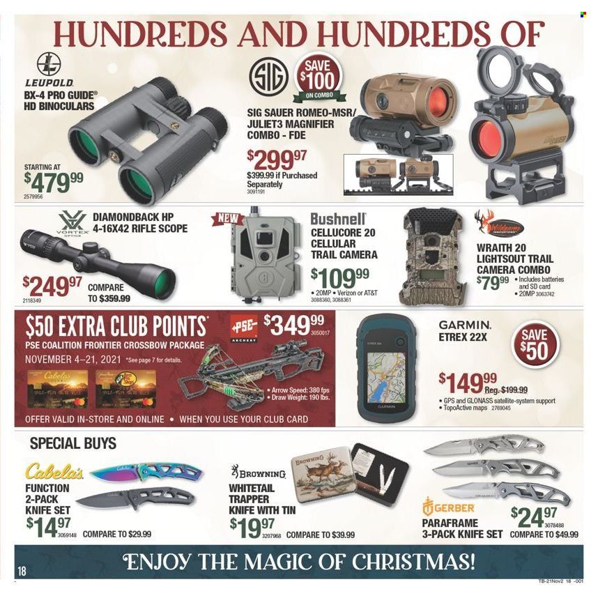 Cabela's Weekly Ad Flyer November 1 to November 8