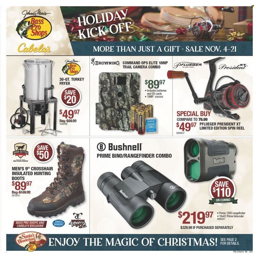 Cabela's Weekly Ad Flyer November 1 to November 8