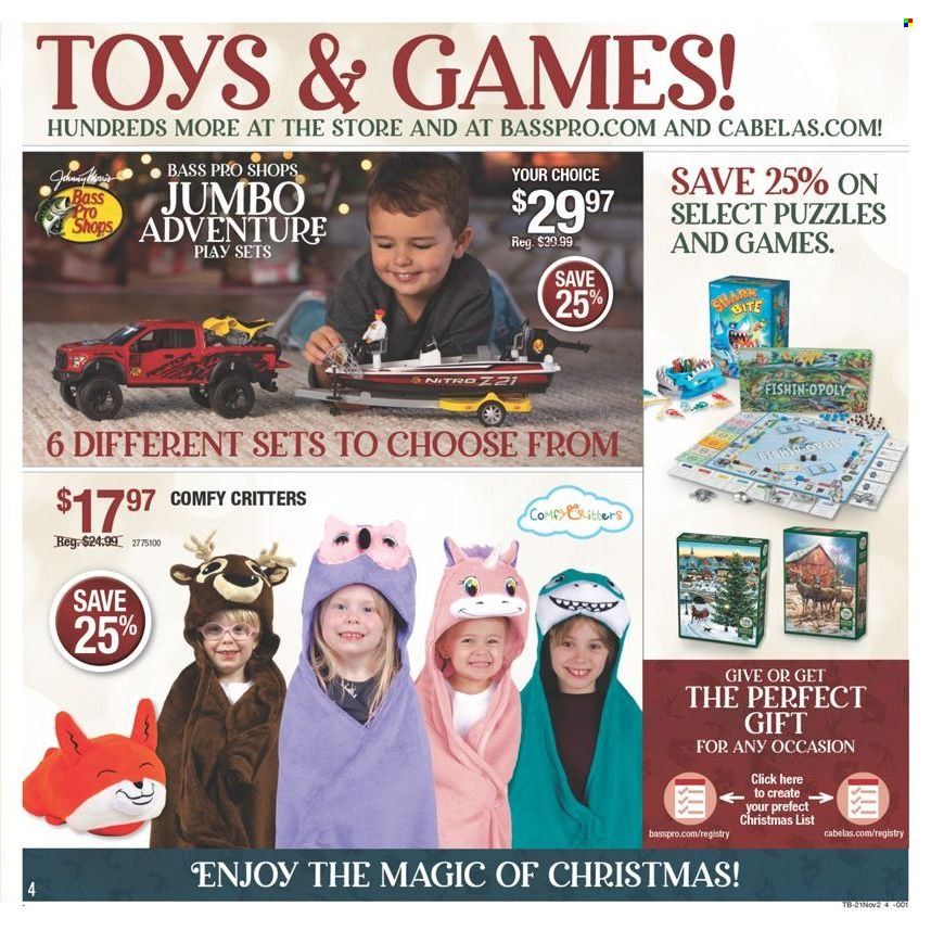 Cabela's Weekly Ad Flyer November 1 to November 8