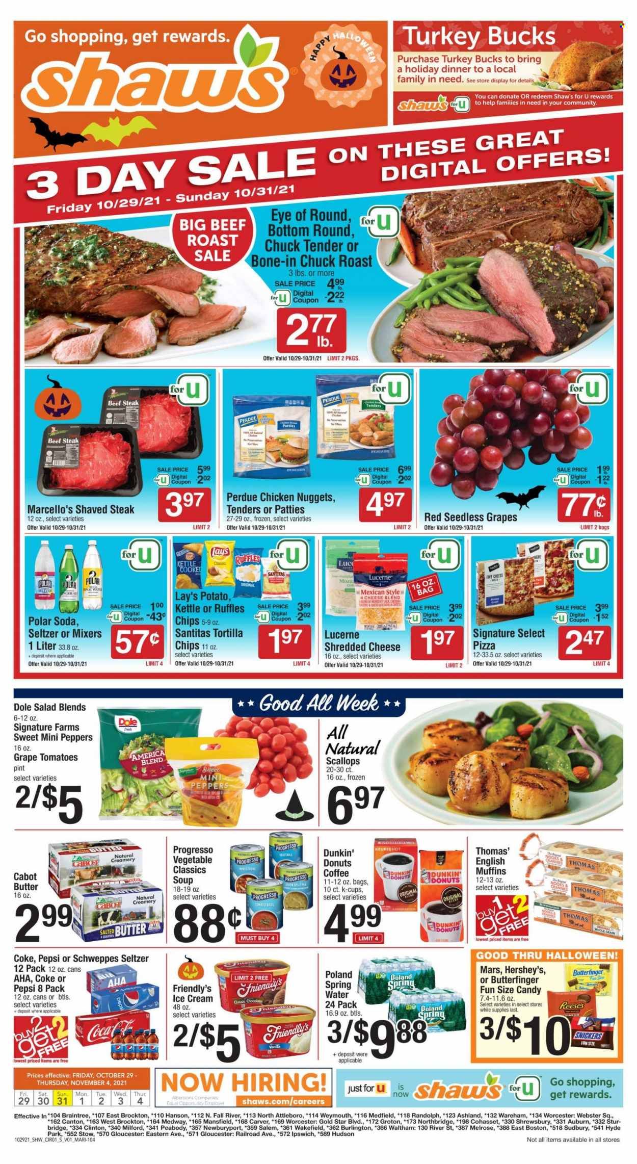 Shaw’s (MA, ME, NH, RI, VT) Weekly Ad Flyer November 1 to November 8