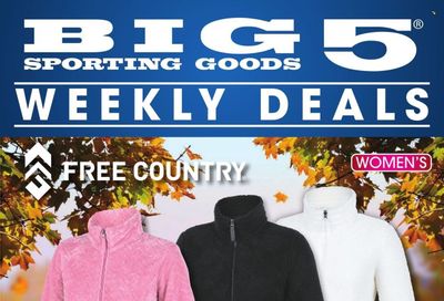 Big 5 (AZ, CA, CO, ID, NM, OR, UT, WA) Weekly Ad Flyer November 1 to November 8