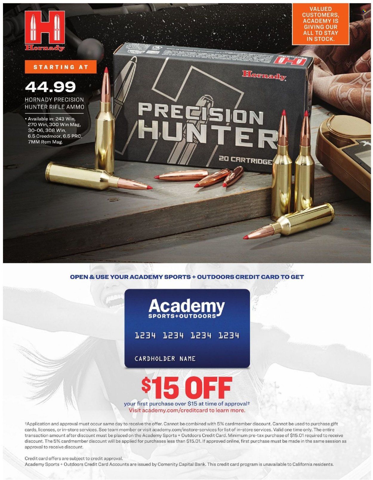 Academy Sports (AL, AR, GA, LA, MO, NC, SC, TN, TX) Weekly Ad Flyer November 1 to November 8
