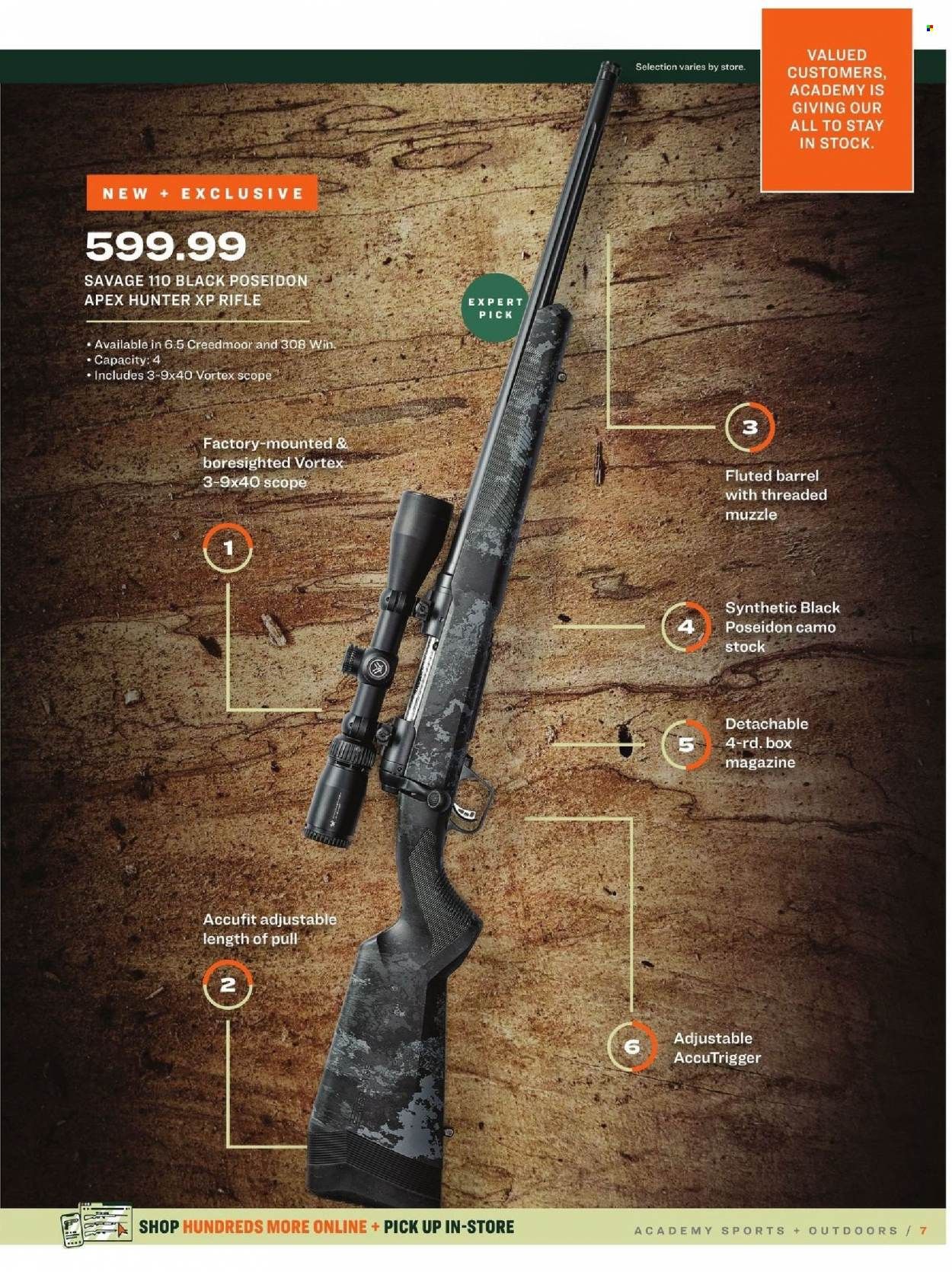 Academy Sports (AL, AR, GA, LA, MO, NC, SC, TN, TX) Weekly Ad Flyer November 1 to November 8