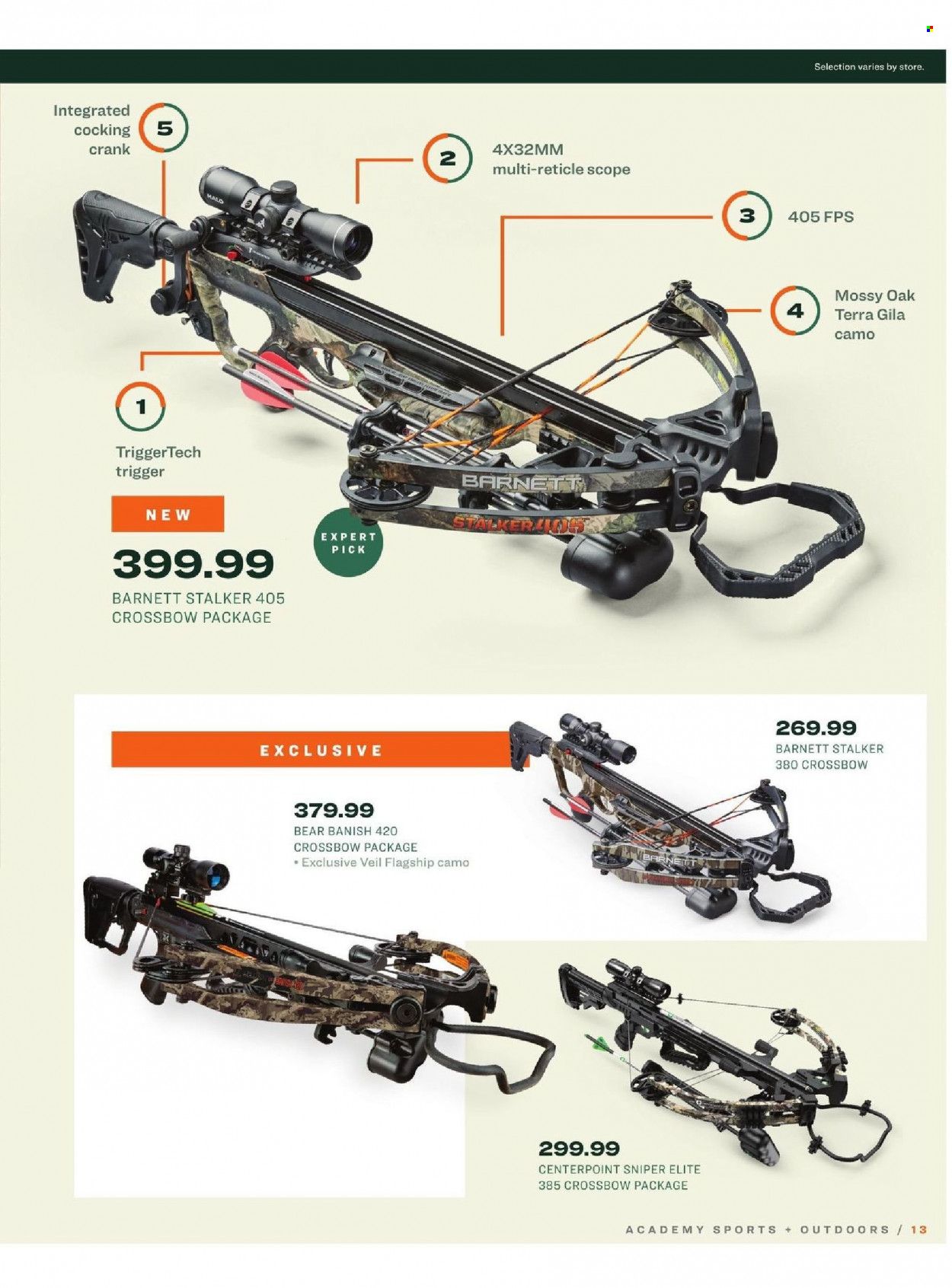 Academy Sports (AL, AR, GA, LA, MO, NC, SC, TN, TX) Weekly Ad Flyer November 1 to November 8