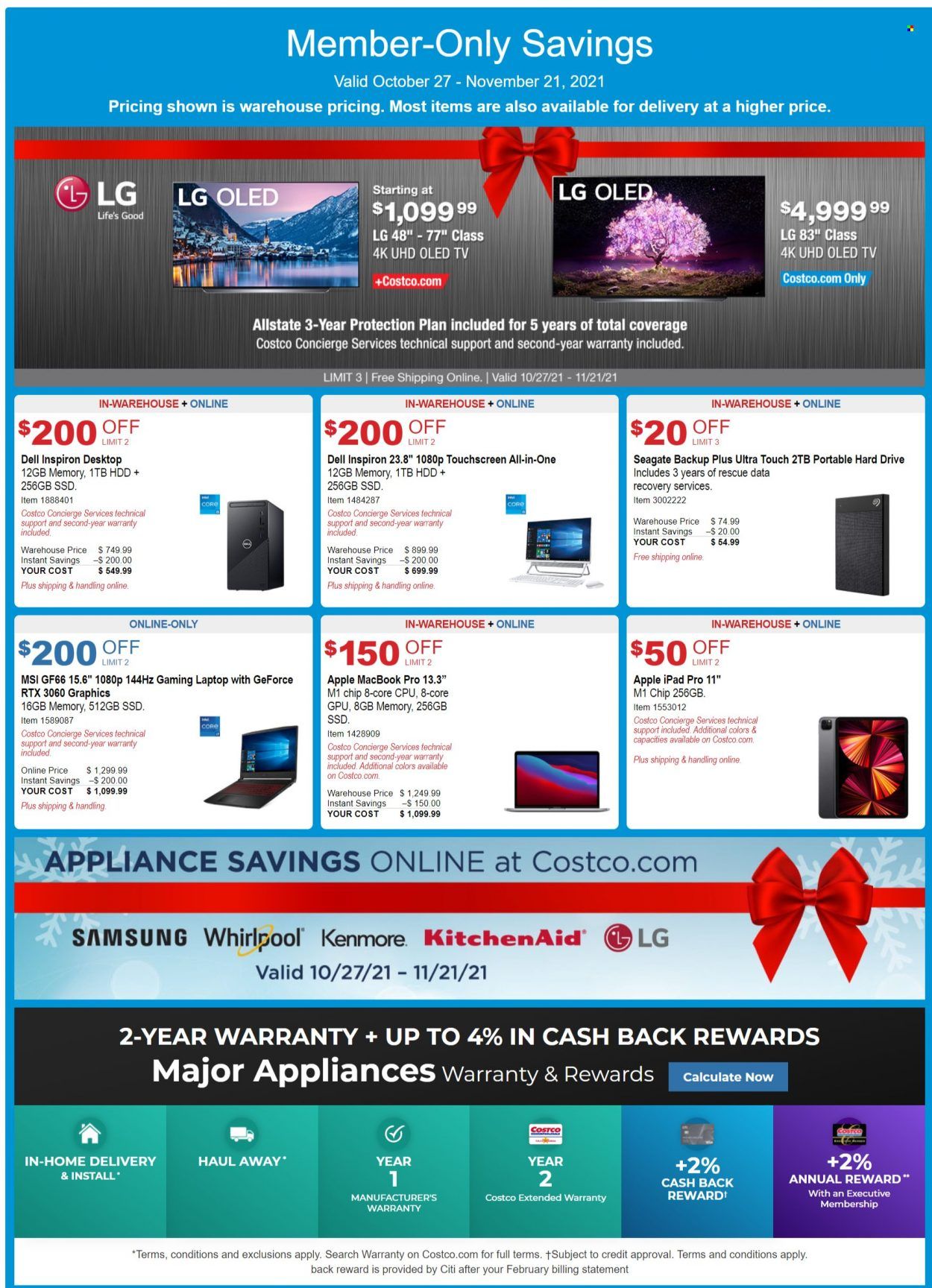 Costco Weekly Ad Flyer November 1 to November 8