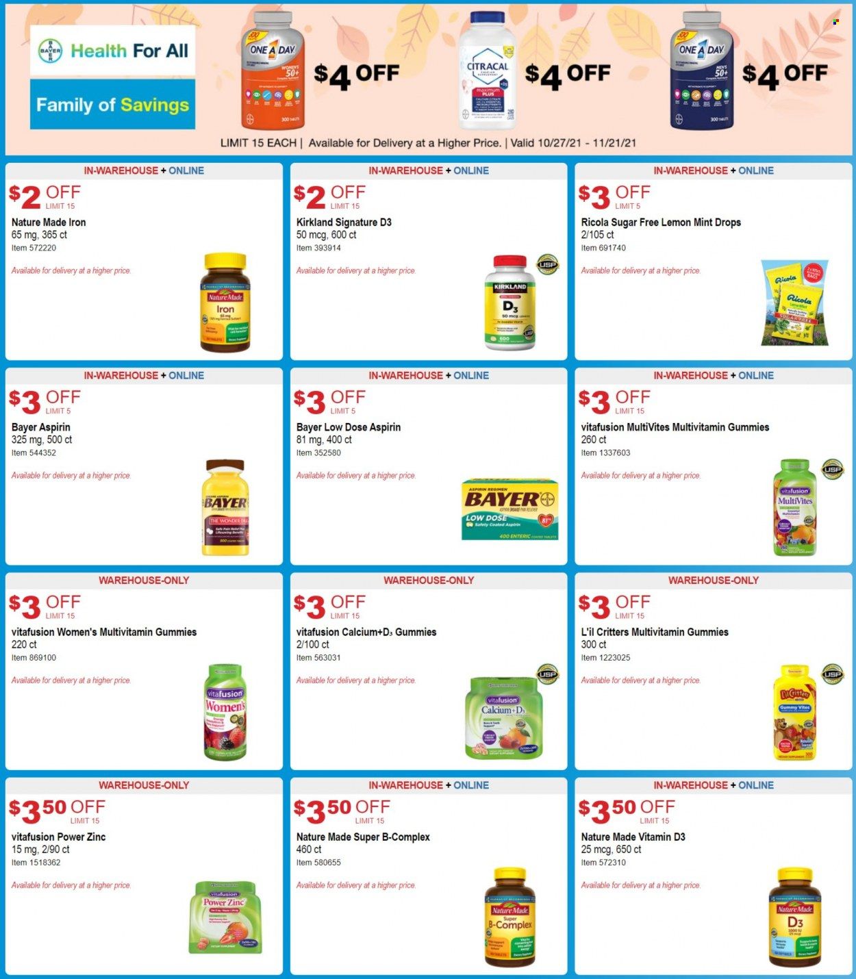 Costco Weekly Ad Flyer November 1 to November 8