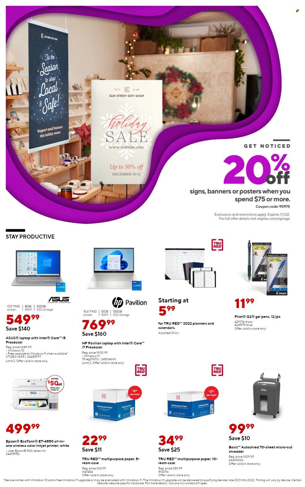 Staples Weekly Ad Flyer November 1 to November 8
