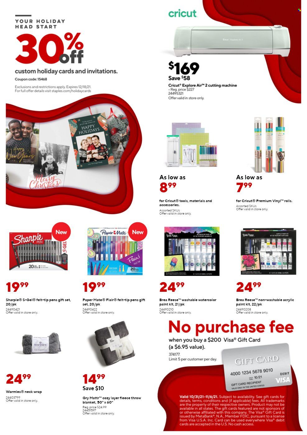 Staples Weekly Ad Flyer November 1 to November 8