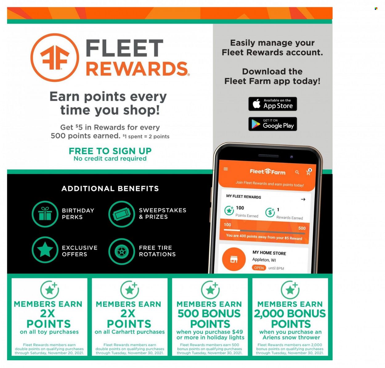Fleet Farm (IA, MN, ND, WI) Weekly Ad Flyer November 1 to November 8