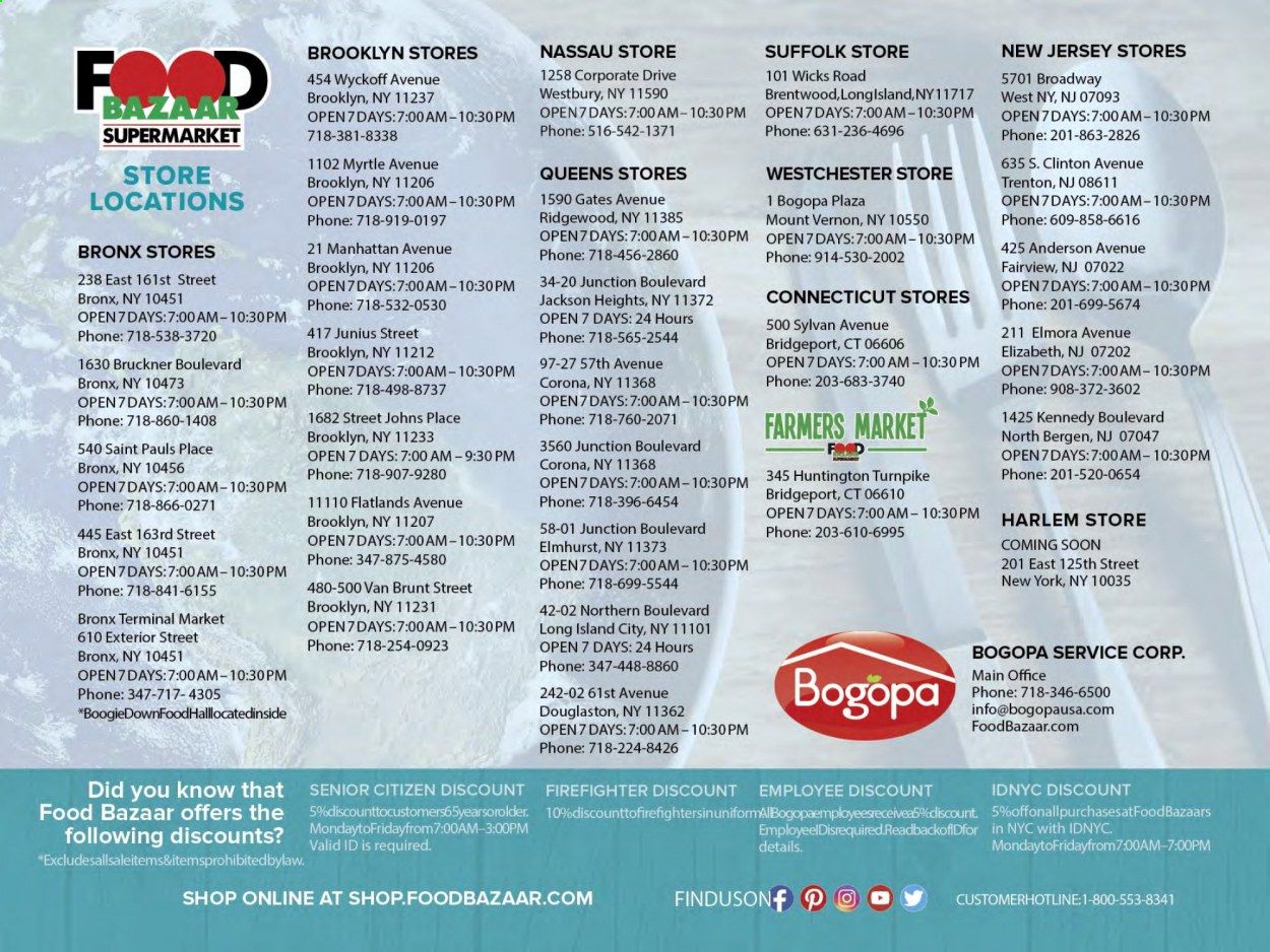 Food Bazaar (CT, NJ, NY) Weekly Ad Flyer November 2 to November 9