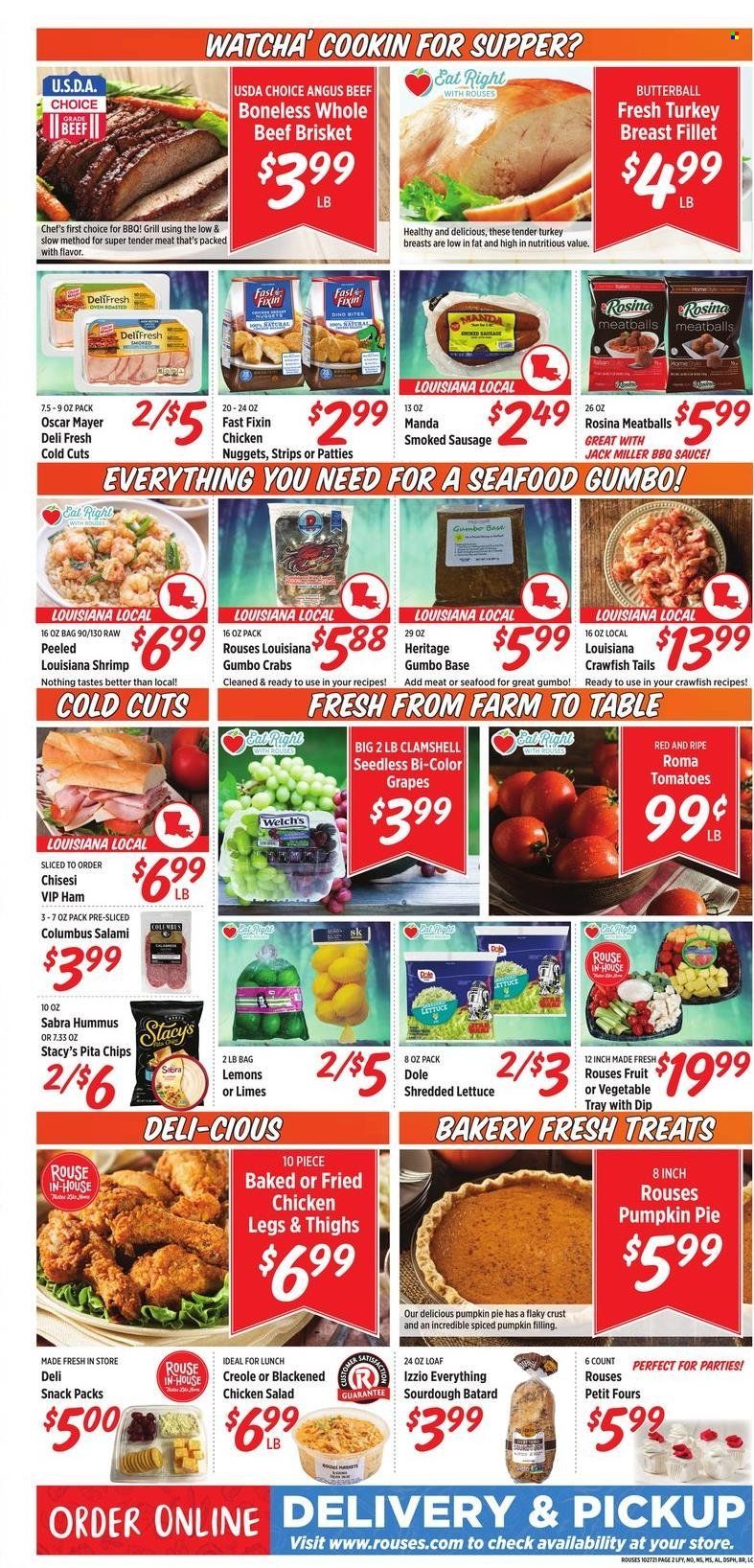 Rouses Markets (AL, LA, MS) Weekly Ad Flyer November 2 to November 9