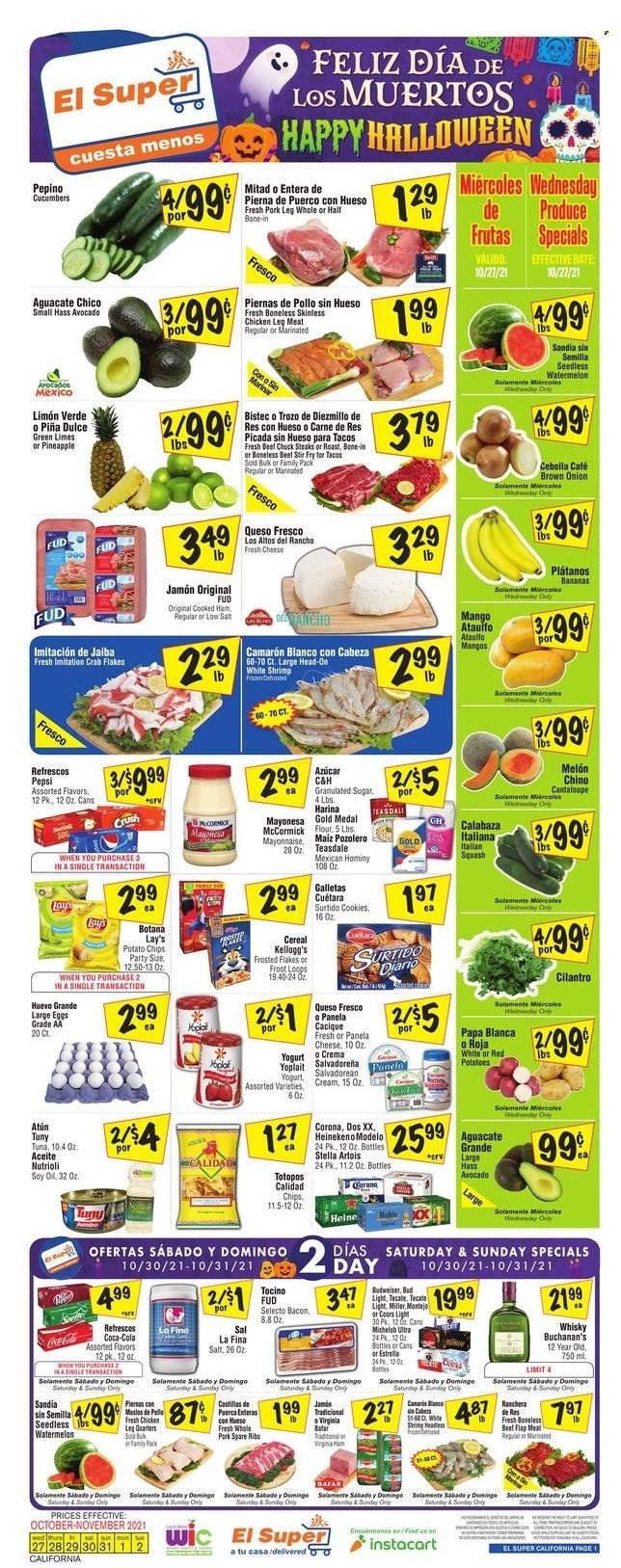 El Super (CA, NM, NV, TX) Weekly Ad Flyer November 2 to November 9