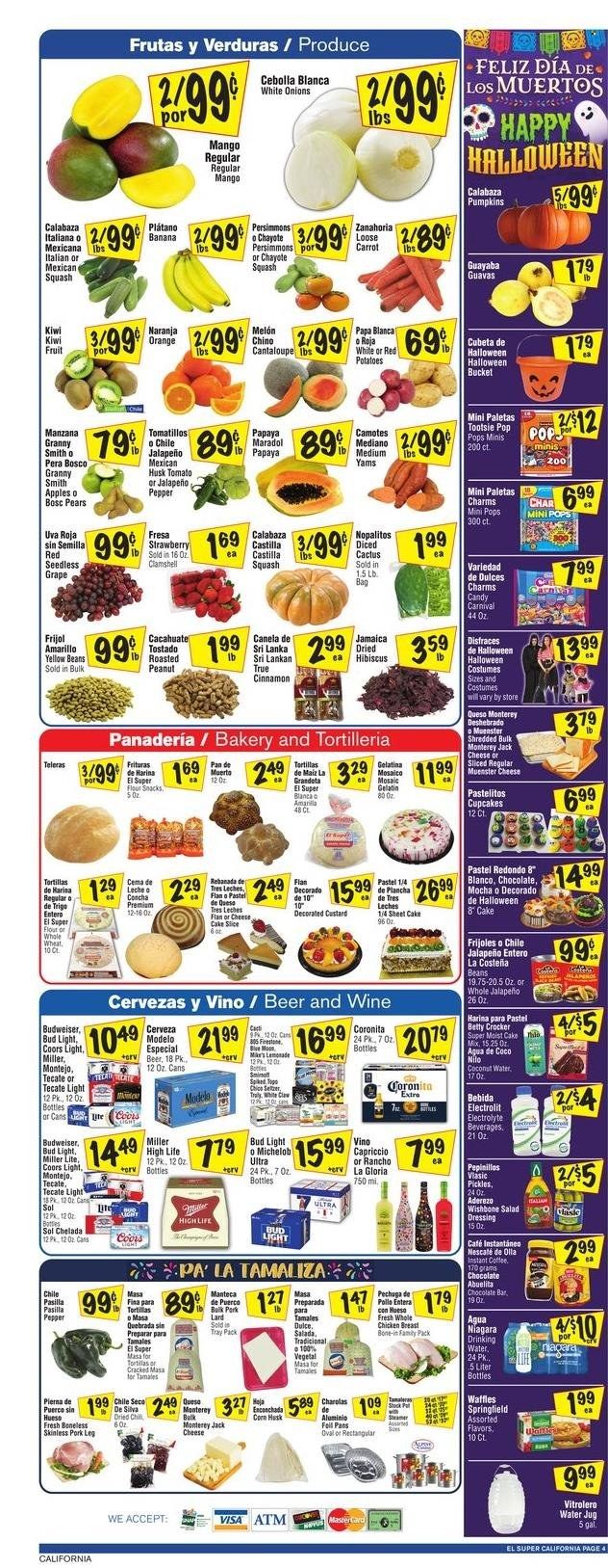 El Super (CA, NM, NV, TX) Weekly Ad Flyer November 2 to November 9