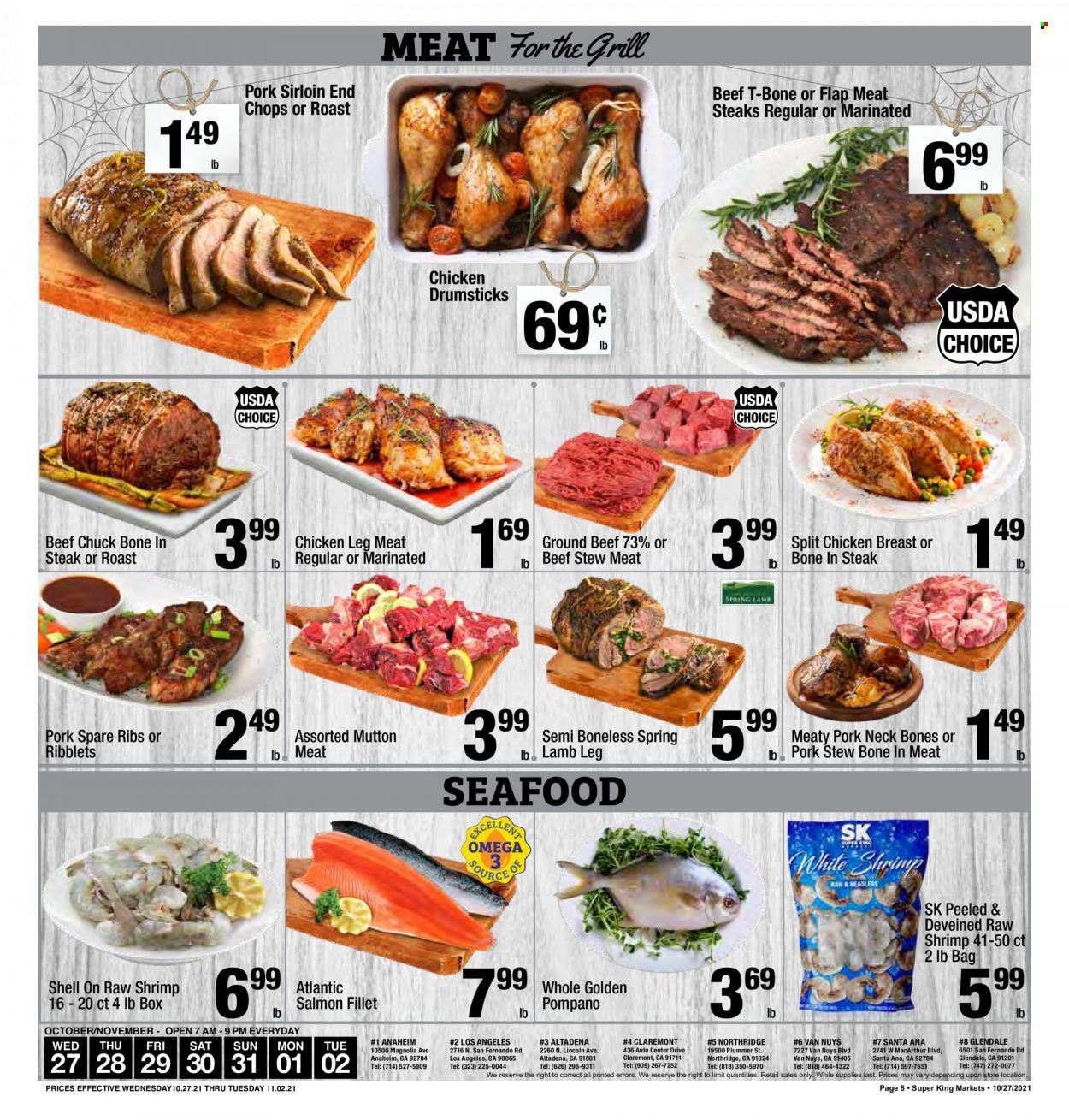 Super King Markets (CA) Weekly Ad Flyer November 2 to November 9