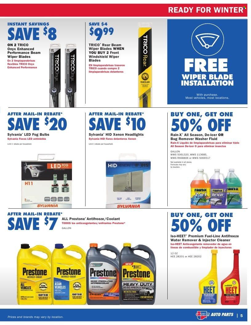 Carquest Weekly Ad Flyer November 2 to November 9